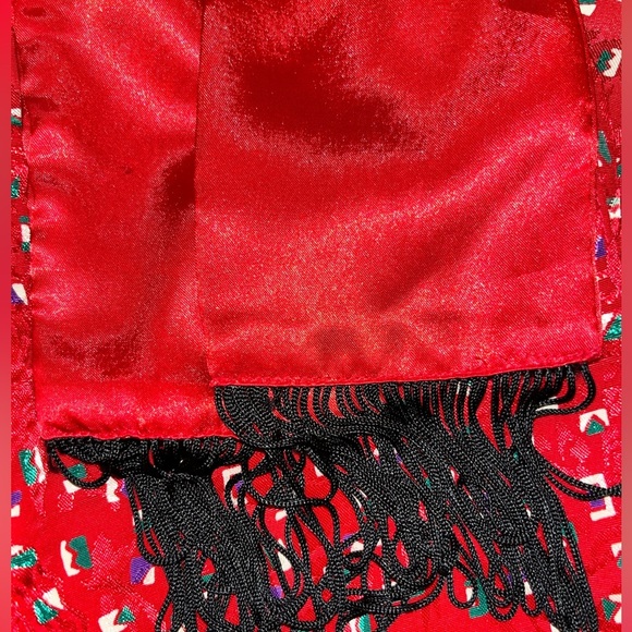 Victorias Secret red robe holiday tie front lingerie christmas medium large M/L - Picture 8 of 9